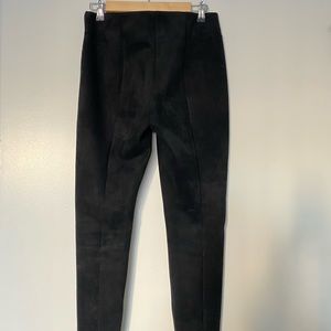 Zara M like-new faux suede legging | black